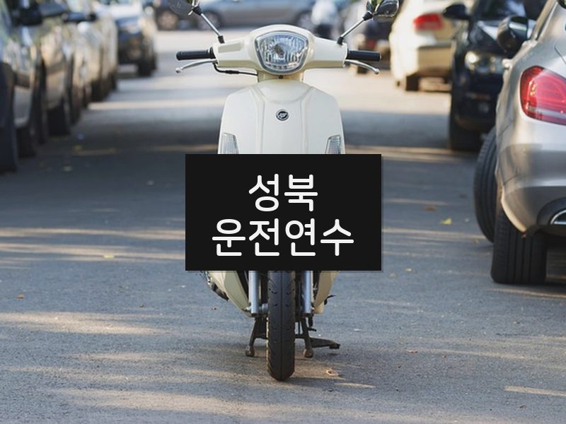성북운전연수 후기