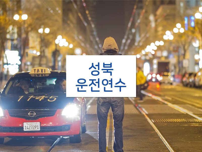 성북운전연수 후기