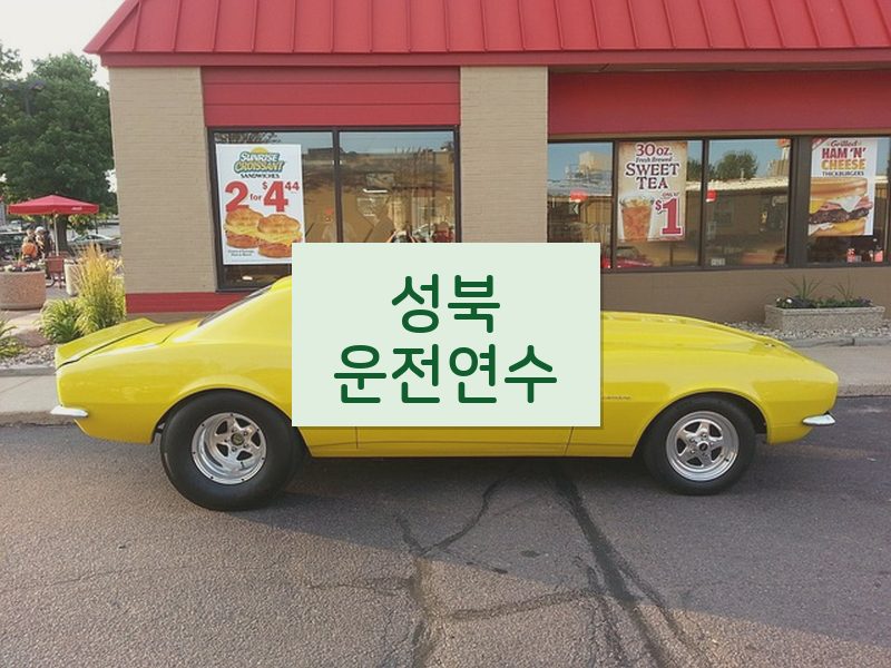 성북운전연수 후기