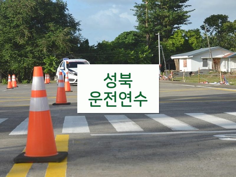 성북운전연수 후기