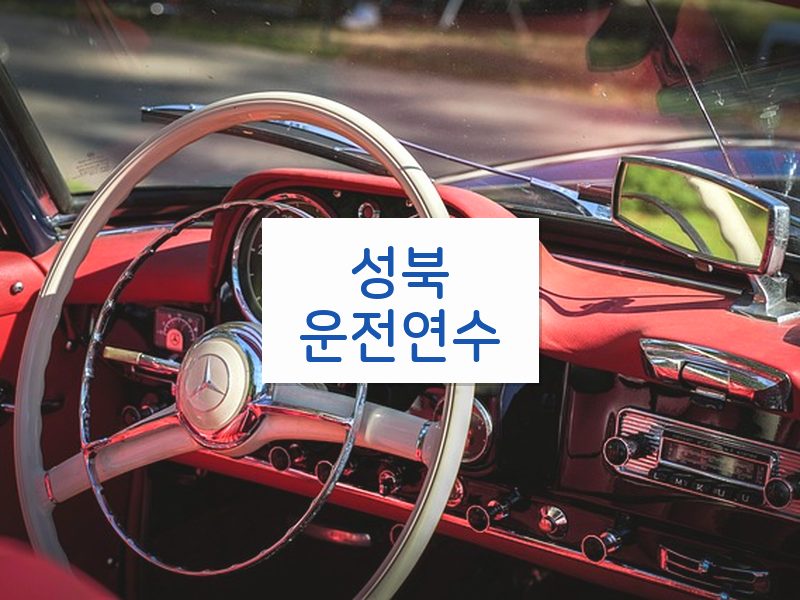 성북운전연수 후기