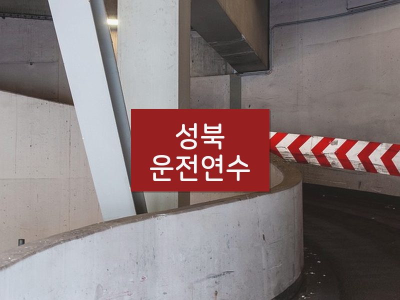 성북운전연수 후기