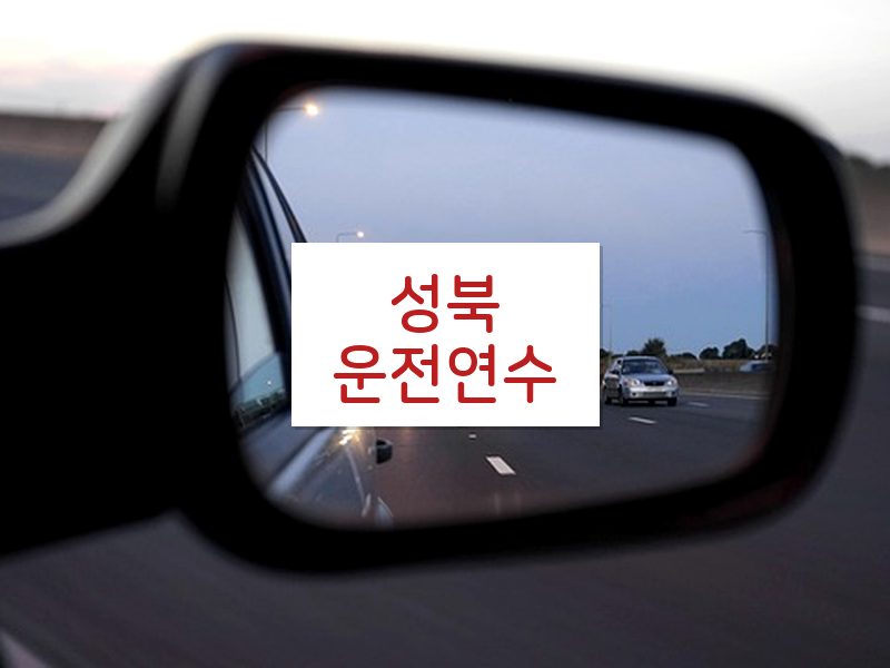성북운전연수 후기