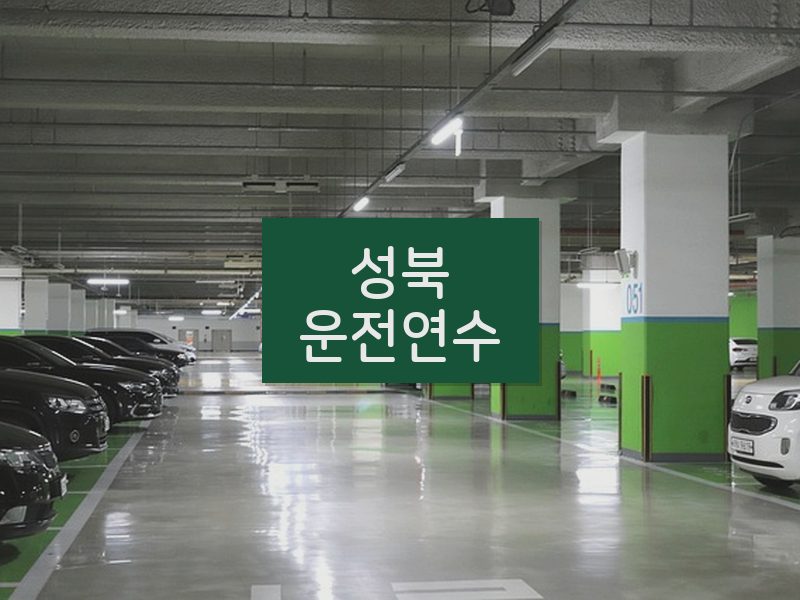 성북운전연수 후기