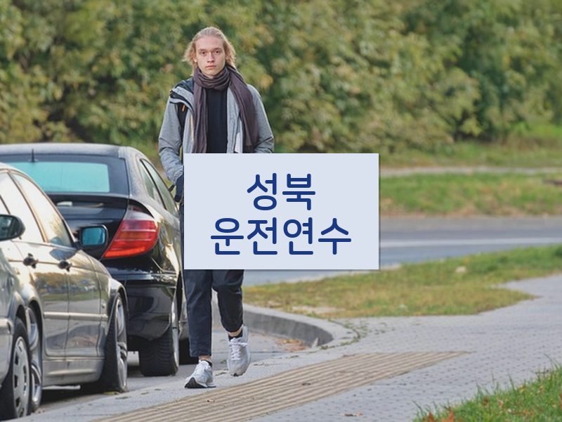 성북운전연수 후기