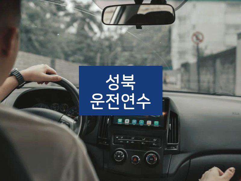 성북운전연수 후기